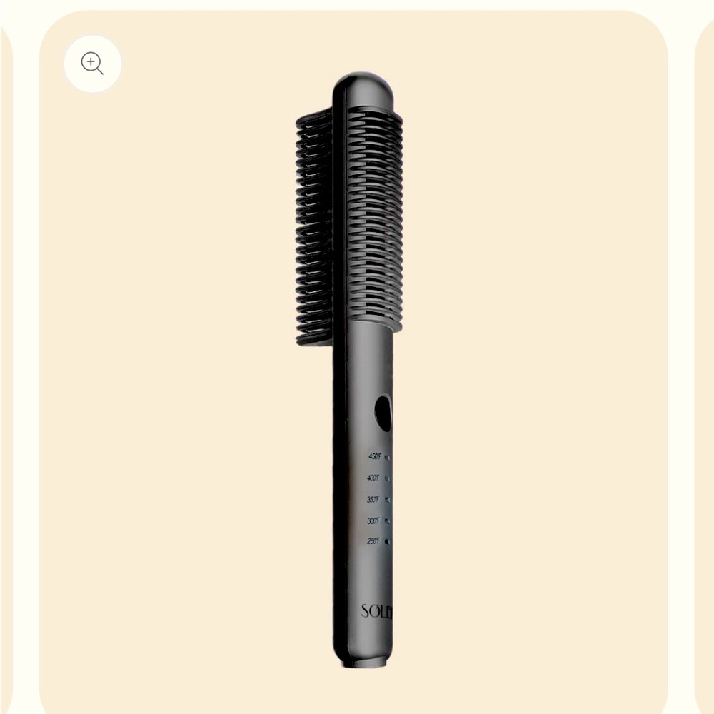 Soleil Black Hair Straightening Brush